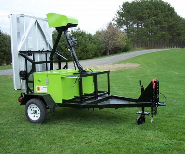 Установка для инфракрасного нагрева асфальта на прицепа Tech 24